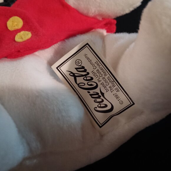 Coca Cola Bean Bag Plush Bear 1997 - Picture 8 of 11